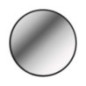 Miroir rond 50cm noir