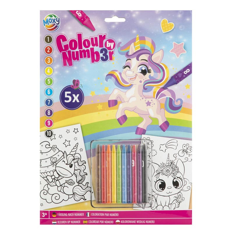 Colorie avec les chiffres