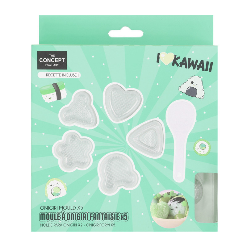 Lot x6 moules a onigiri