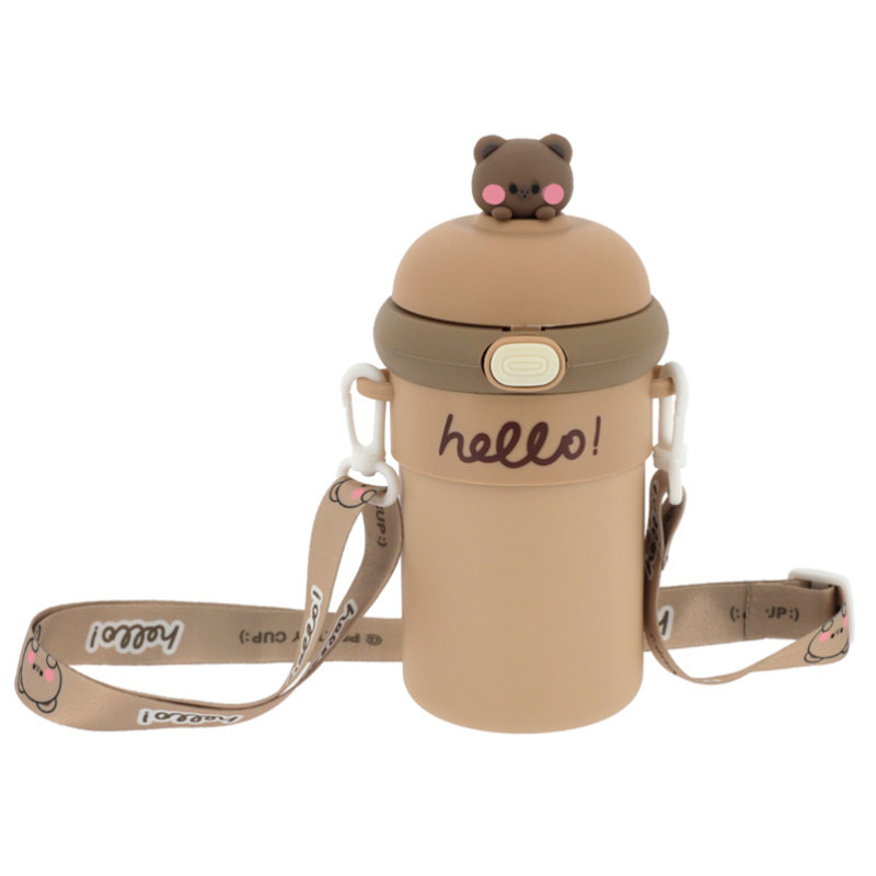 Gourde kawaii avec personnage et