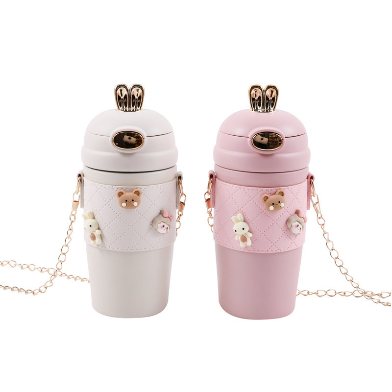 Gourde en verre kawaii avec chai