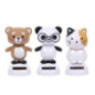 Figurine solaire animaux kawaii