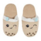Chaussons beige/bleu kawaii