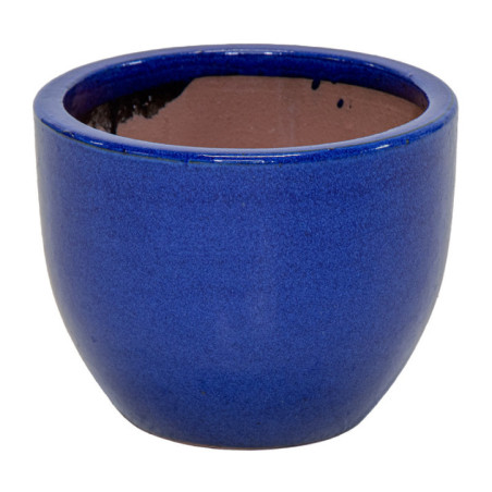 Pot Auf glazed small egg bleu o2