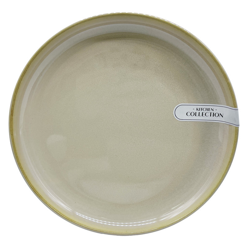 Assiette plate beige d26cm