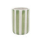 Gobelet a rayures vert