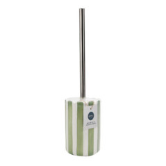 Brosse wc a rayures verte