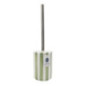 Brosse wc a rayures verte
