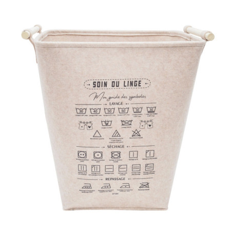 Paniere a linge symboles