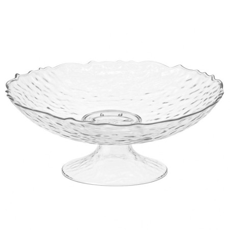 Plat de service effet martele