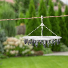 Sechoir sous vetement 32 pinces