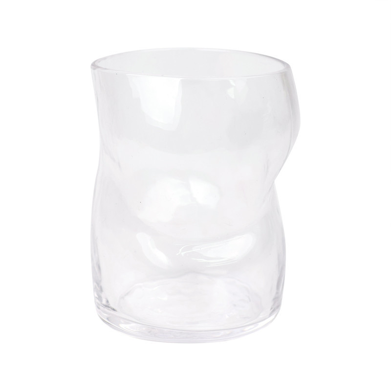 Lot de 2 verres bas deforme