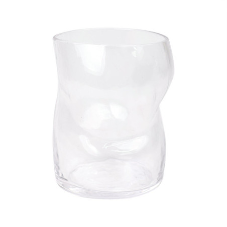 Lot de 2 verres bas deforme