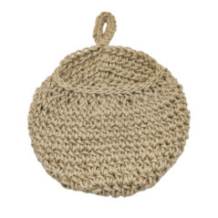 Panier en corde tresse