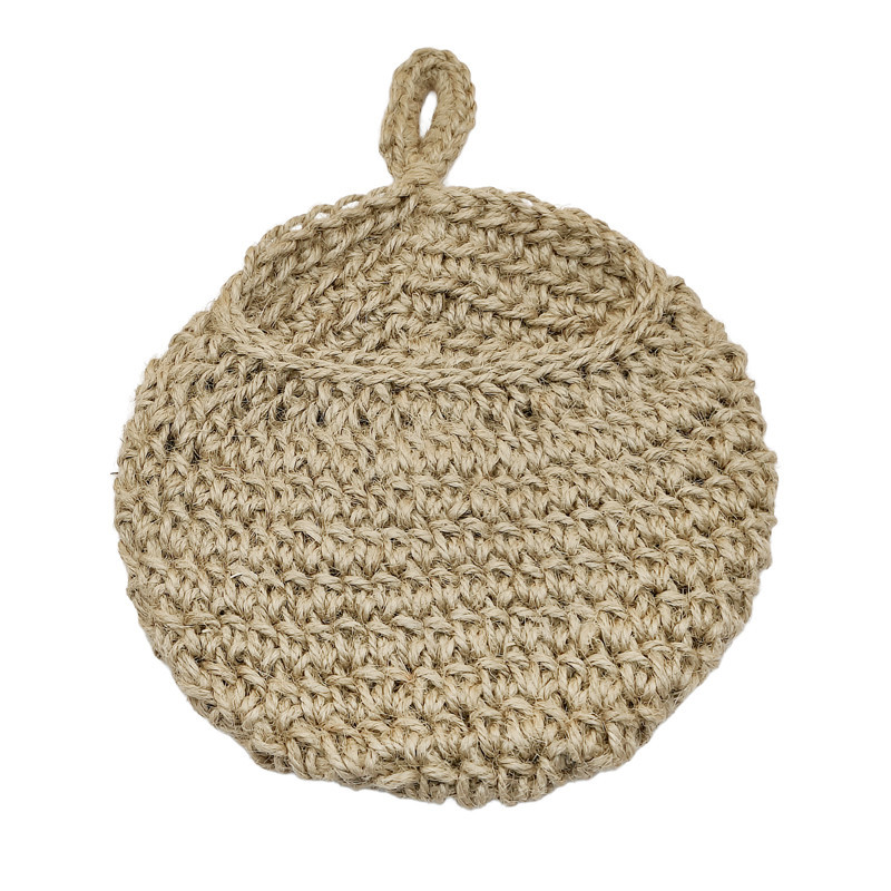 Panier en corde tresse