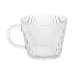 Tasse en verre strie 380ml