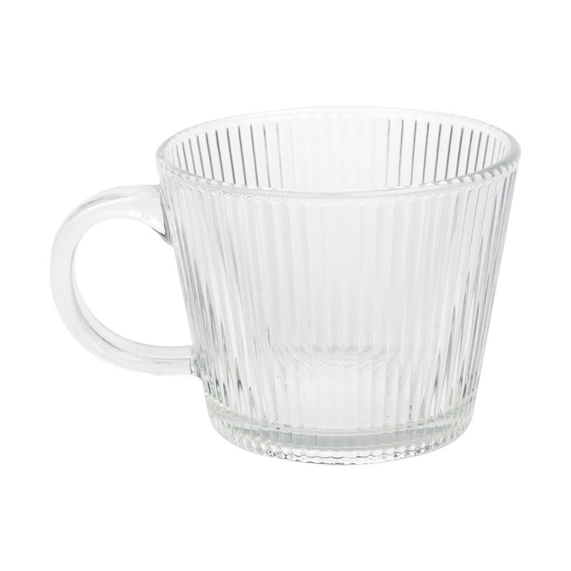 Tasse en verre strie 380ml