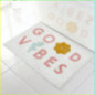 Tapis de bain good vibes 50x80