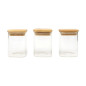 Lot de 3 bocaux bambou 180ml