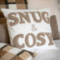 Coussin snug & cosy 48x48cm
