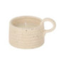 Bougie mug strie
