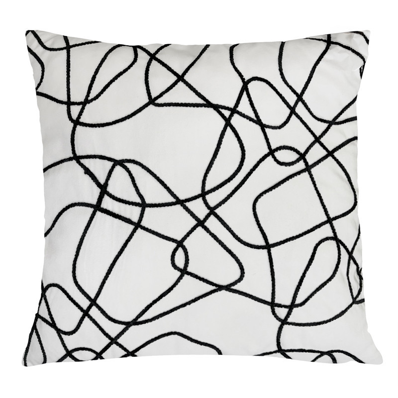 Coussin line art 48x48cm