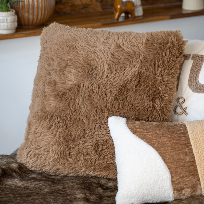 Coussin aspen 48x48cm taupe