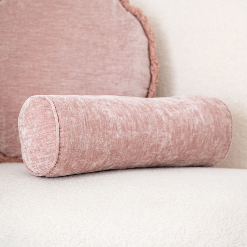 Traversin luxury blush 40x15cm