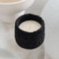 Bougie pot ciment noir s