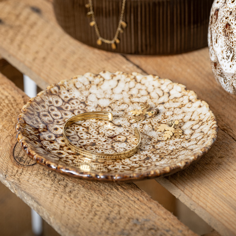 Vide poche ceramique reactive