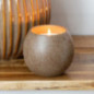 Bougie boule ceramique