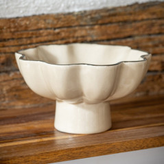 Vide poche sur pied festonne