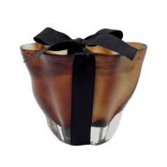 Bougie asymetrique nAud en tissu