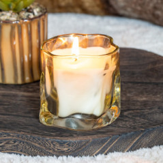 Bougie pot irregulier