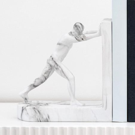 Lot de 2 serres livres statuette