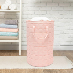 Paniere a linge matelassee