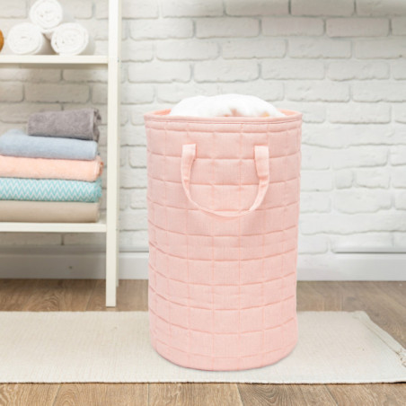 Paniere a linge matelassee
