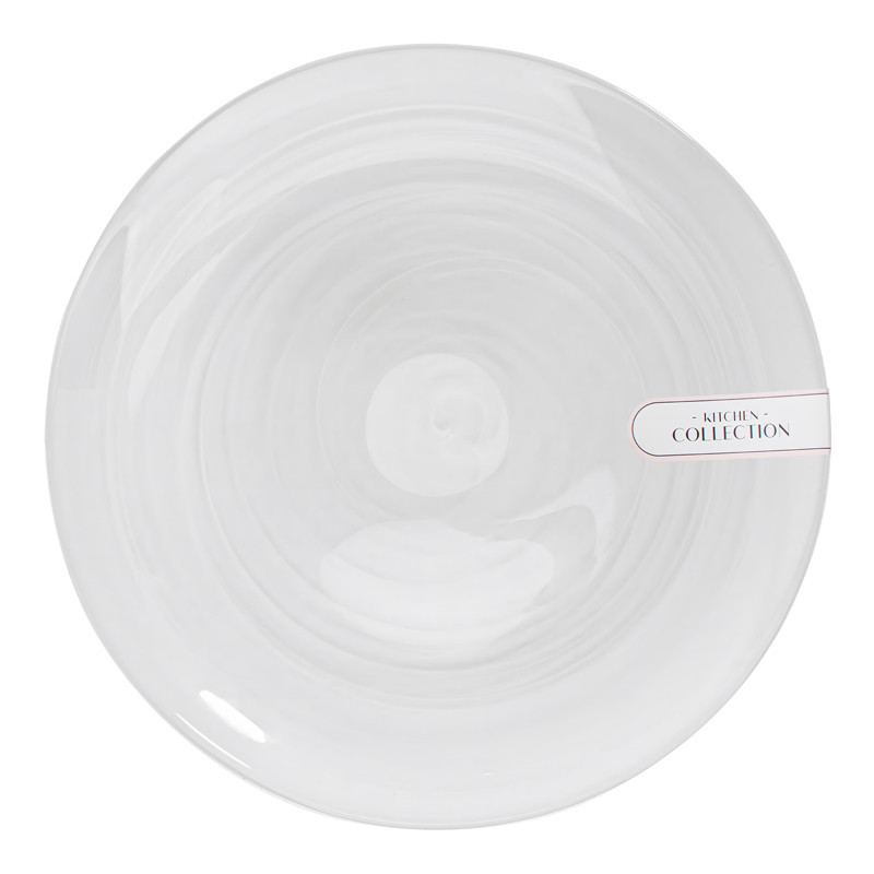 Assiette plate tourbillon