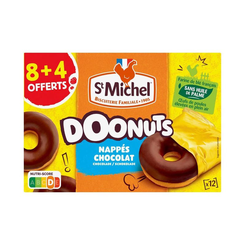 Donuts nappes 8+4 offerts 360g