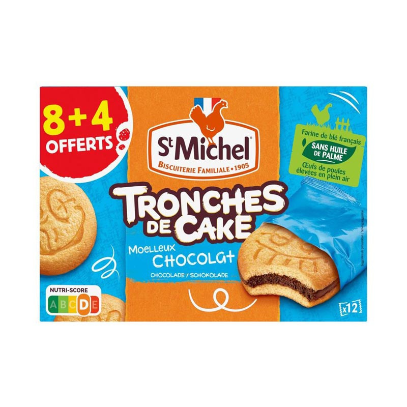 Tronche de cake 8+4 offets 360g