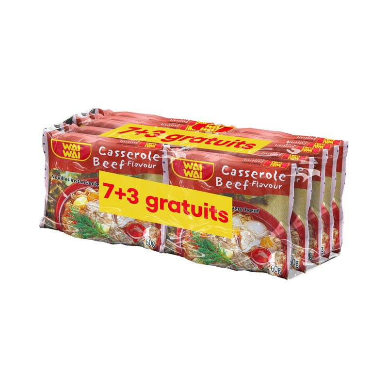 Wai wai nouilles chinoises boeuf