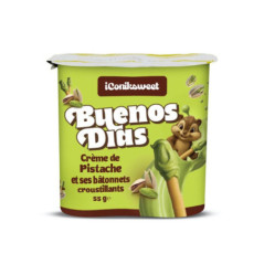Batonnets et creme de pistache