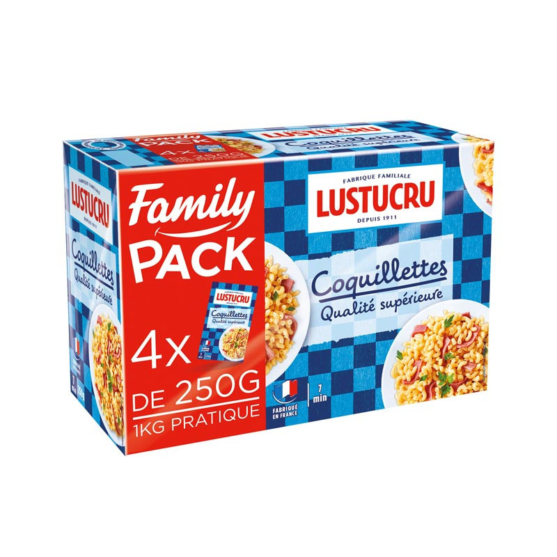 Coquillettes family pack 1kg