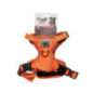 Harnais reflechissant orange s