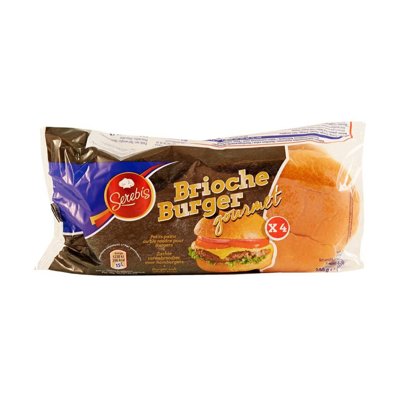 Pain burger brioche x4 300g
