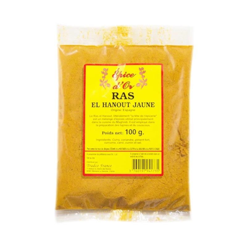 Raz el hanout jaune 100g