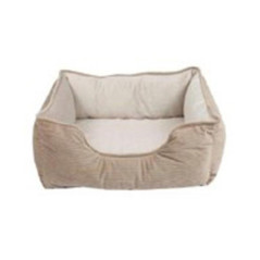 Panier pour chien velour beige
