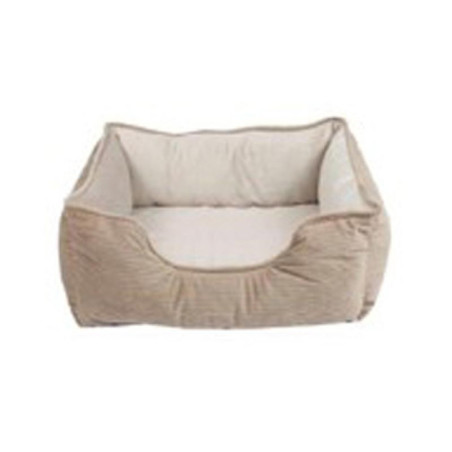 Panier pour chien velours beige