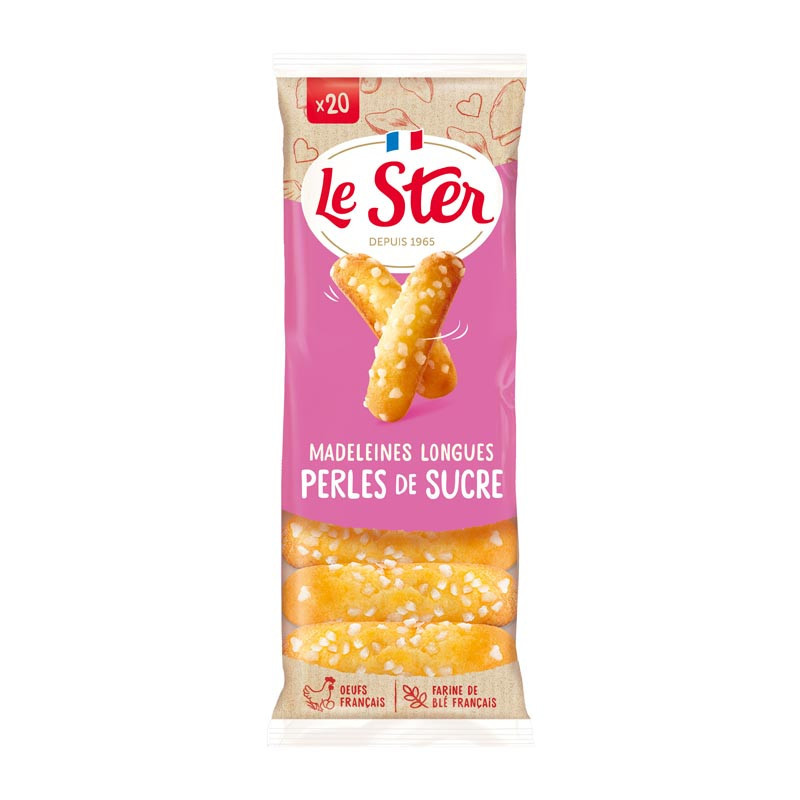 Madeleine longue pepite sucre