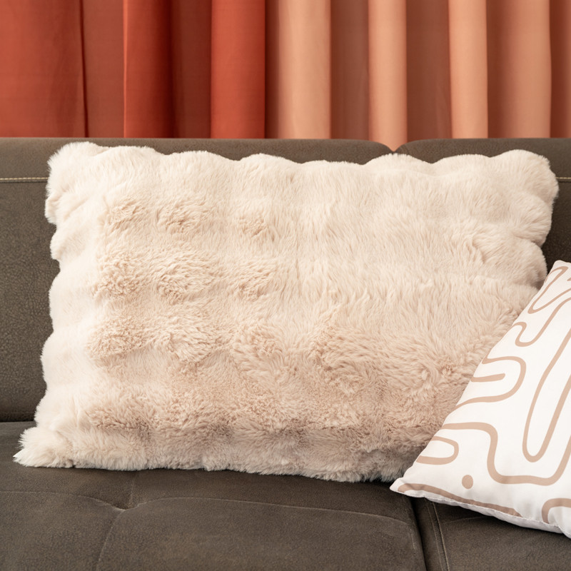 Coussin bubble avoine 50x70cm